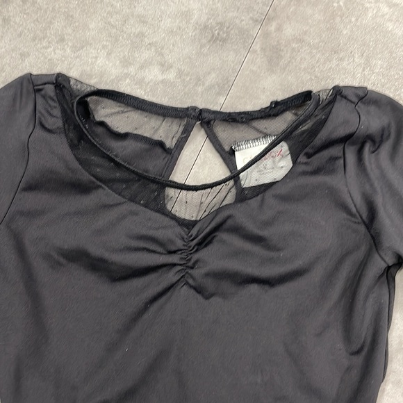 Girls medium, black Capezio dance leotard dress skirt ballet - Picture 3 of 14